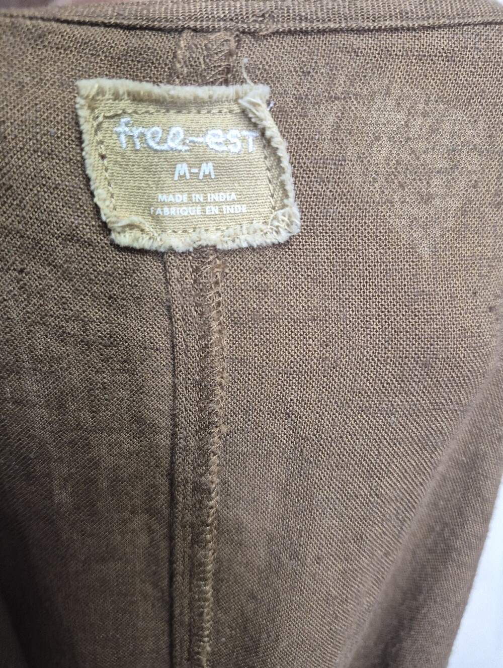 Free People Khai Brown Jumpsuit Size M - Picture 8 of 13